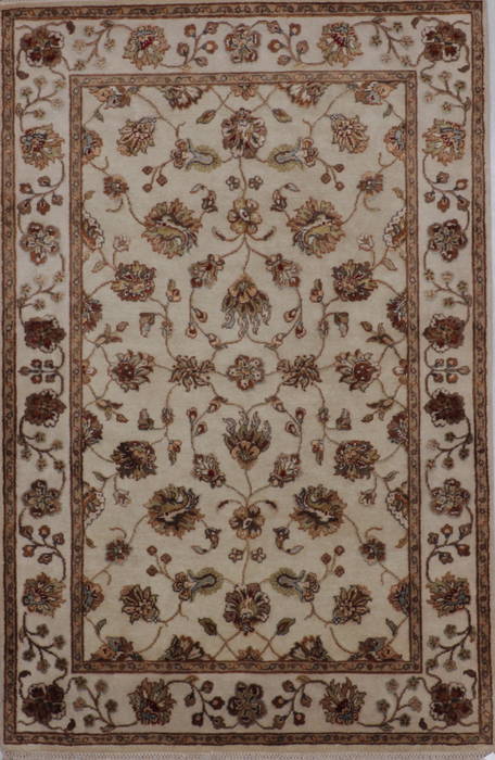 Jaipur Beige Hand Knotted 40 X 62 Area Rug 905-112189 Image 0