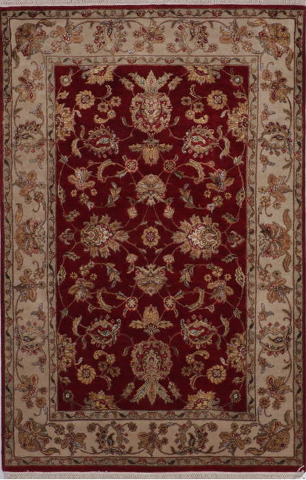 Jaipur Red Hand Knotted 40 X 61 Area Rug 905-112190 Image 0