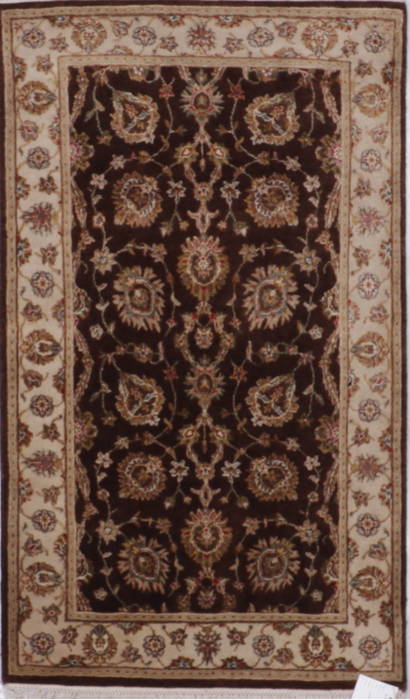 Jaipur Brown Hand Knotted 30 X 51 Area Rug 905-112205 Image 0