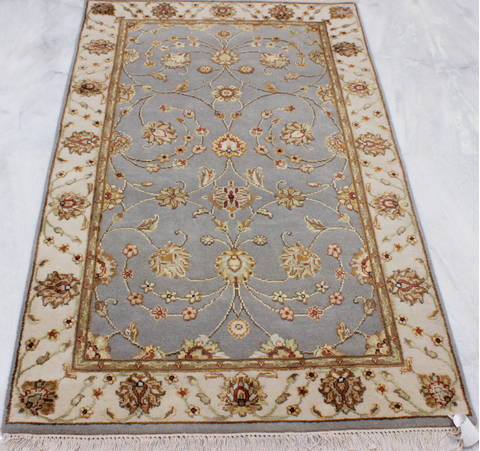 Jaipur Blue Hand Knotted 31 X 53 Area Rug 905-112218 Image 1