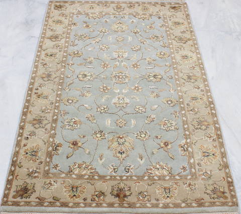 Jaipur Blue Hand Knotted 30 X 52 Area Rug 905-112220 Image 1