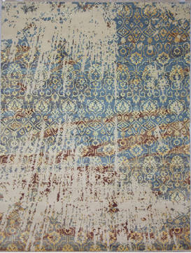 Jaipur Beige Hand Knotted 7'11" X 10'4"  Area Rug 905-112228