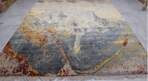 Jaipur Beige Hand Knotted 80 X 100 Area Rug 905-112229 Image 1