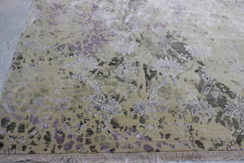 Jaipur Beige Hand Knotted 91 X 123 Area Rug 905-112230 Image 2