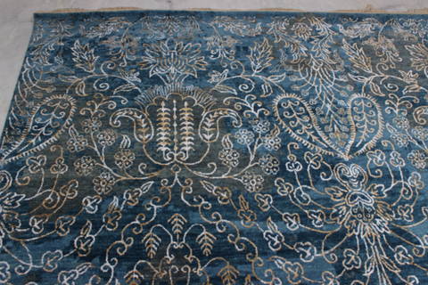 Jaipur Blue Hand Knotted 811 X 120 Area Rug 905-112232 Image 4