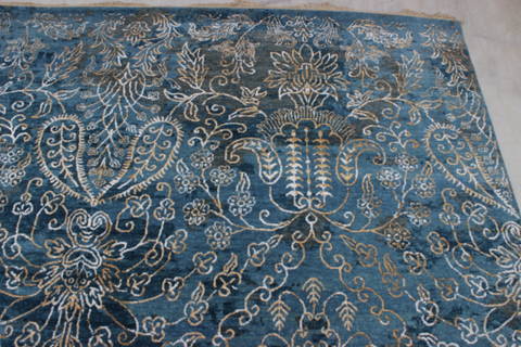 Jaipur Blue Hand Knotted 811 X 120 Area Rug 905-112232 Image 5