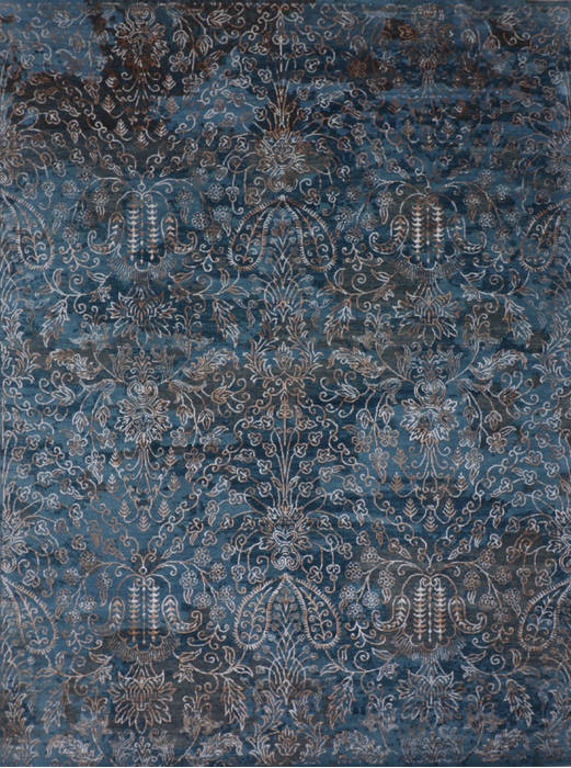 Jaipur Blue Hand Knotted 811 X 120 Area Rug 905-112232 Image 0