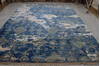 Modern Blue Hand Knotted 90 X 124  Area Rug 905-112233 Thumb 1