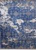 Modern Blue Hand Knotted 90 X 124  Area Rug 905-112233 Thumb 0
