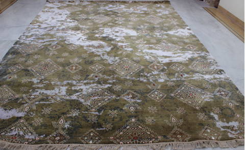 Jaipur Brown Hand Knotted 91 X 122 Area Rug 905-112236 Image 1