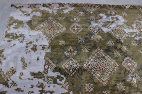 Jaipur Brown Hand Knotted 91 X 122 Area Rug 905-112236 Image 4