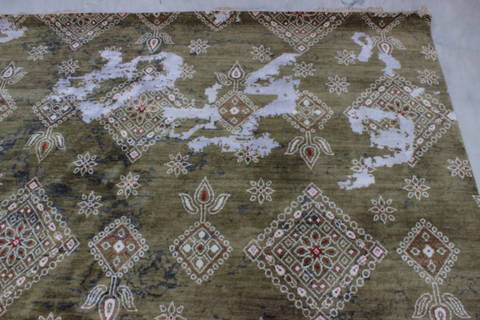 Jaipur Brown Hand Knotted 91 X 122 Area Rug 905-112236 Image 5
