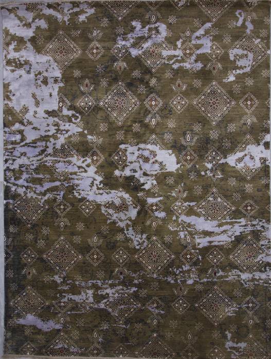 Jaipur Brown Hand Knotted 91 X 122 Area Rug 905-112236 Image 0