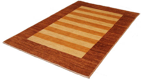 Gabbeh Orange Hand Knotted 310 X 58 Area Rug 254-112252 Image 5