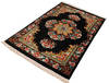 Qum Black Hand Knotted 20 X 30  Area Rug 254-112256 Thumb 1