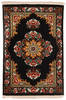 Qum Black Hand Knotted 20 X 30 Area Rug 254-112256 Thumb 0