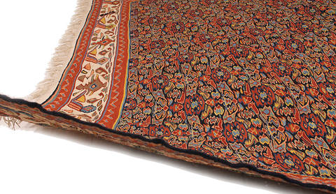 Kilim Red Flat Woven 48 X 75 Area Rug 254-112258 Image 3