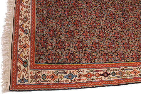 Kilim Red Flat Woven 48 X 75 Area Rug 254-112258 Image 5