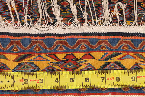 Kilim Multicolor Hand Knotted 411 X 78 Area Rug 254-112259 Image 2