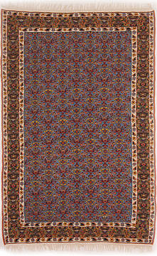 Kilim Blue Flat Woven 5'0" X 7'7"  Area Rug 254-112260