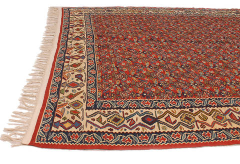 Kilim Red Flat Woven 57 X 710 Area Rug 254-112262 Image 3