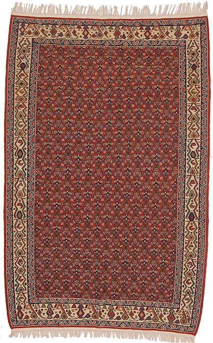Kilim Red Flat Woven 57 X 710 Area Rug 254-112262 Image 0