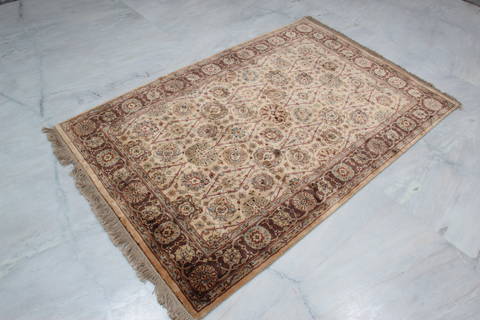 Jaipur Beige Hand Knotted 311 X 60 Area Rug 905-112265 Image 4