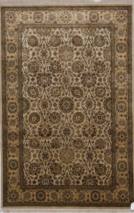 Jaipur Beige Hand Knotted 41 X 60 Area Rug 905-112267 Image 0