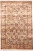 Jaipur Beige Hand Knotted 40 X 60  Area Rug 905-112268 Thumb 5