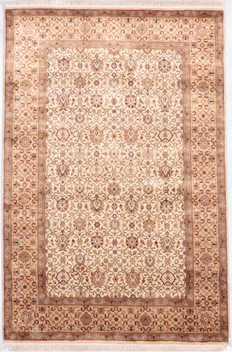 Jaipur White Hand Knotted 41 X 62 Area Rug 905-112270 Image 5