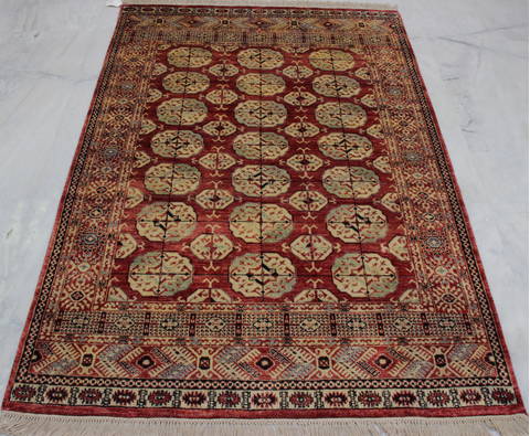 Jaipur Red Hand Knotted 40 X 60 Area Rug 905-112272 Image 2