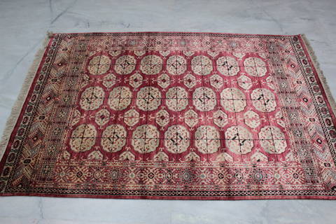 Jaipur Red Hand Knotted 40 X 60 Area Rug 905-112272 Image 4