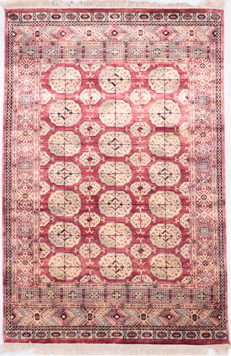 Jaipur Red Hand Knotted 40 X 60 Area Rug 905-112272 Image 0