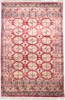 Jaipur Red Hand Knotted 40 X 60 Area Rug 905-112272 Thumb 5
