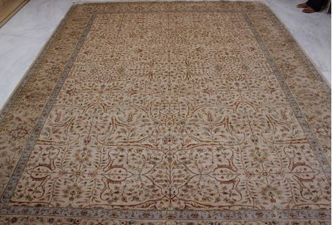 Jaipur Beige Hand Knotted 91 X 121 Area Rug 905-112273 Image 8