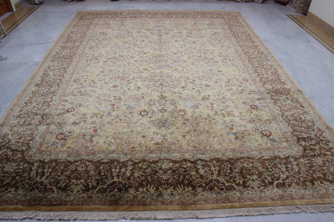 Jaipur Yellow Hand Knotted 811 X 123 Area Rug 905-112277 Image 1