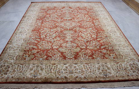 Jaipur Red Hand Knotted 711 X 101 Area Rug 905-112278 Image 1