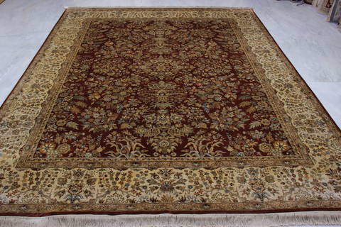 Jaipur Red Hand Knotted 711 X 101 Area Rug 905-112278 Image 9