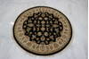 Jaipur Black Round Hand Knotted 42 X 42  Area Rug 905-112284 Thumb 2