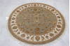 Jaipur Green Round Hand Knotted 51 X 53 Area Rug 905-112287 Thumb 2