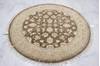 Jaipur Brown Round Hand Knotted 50 X 51  Area Rug 905-112288 Thumb 1