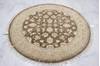 Jaipur Brown Round Hand Knotted 50 X 51 Area Rug 905-112288 Thumb 1
