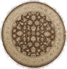 Jaipur Brown Round Hand Knotted 50 X 51 Area Rug 905-112288 Thumb 0