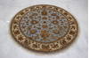 Jaipur Blue Round Hand Knotted 53 X 54  Area Rug 905-112293 Thumb 2