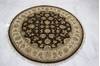 Jaipur Brown Round Hand Knotted 51 X 52  Area Rug 905-112294 Thumb 2