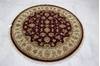 Jaipur Red Round Hand Knotted 50 X 51 Area Rug 905-112297 Thumb 2