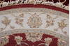 Jaipur Red Round Hand Knotted 50 X 51  Area Rug 905-112297 Thumb 3