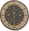 Jaipur Blue Round Hand Knotted 50 X 52  Area Rug 905-112301 Thumb 0