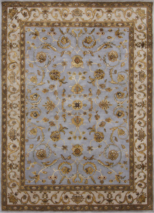 Jaipur Blue Hand Knotted 51 X 71 Area Rug 905-112305 Image 0