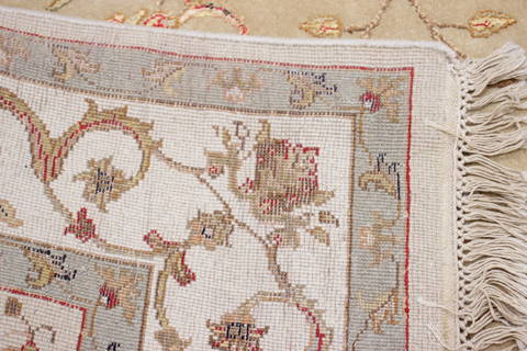 Jaipur Beige Hand Knotted 54 X 72 Area Rug 905-112306 Image 3